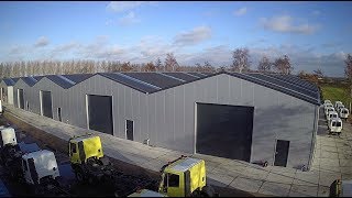 Finish Building  Timelapse loodsen bouw [upl. by Essilevi]