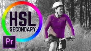 Change and Correct Specific Colors with HSL Secondary  Premiere Pro Tutorial [upl. by Hgielrebmik244]