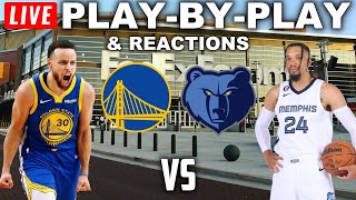 Golden State Warriors vs Memphis Grizzlies  Live PlayByPlay amp Reactions [upl. by Meehsar]