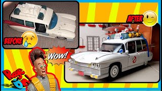 🆕vintage Toy Restoration 👉 Ghostbusters Must See Ecto1 conversion customization Real Kenner [upl. by Ewnihc]