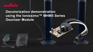 Decolorization demonstration using the Ionissimo™ MHM5 Series Ozonizer Module [upl. by Auqinimod]