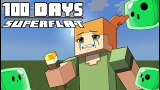 100 Days  Minecraft Superflat [upl. by Fernand129]