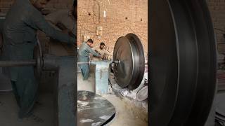 Satellite signal dish antenna body making process shorts amazing handmade [upl. by Nolyak]