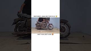 JAWA MOTORCYCLE FULL RESTORATION 😱🥵☠️  shorts restoration jawa [upl. by Raamal223]