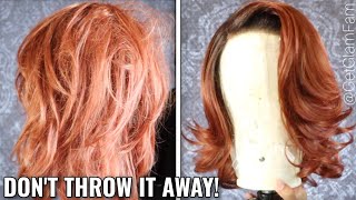 How to Fix a STIFF Synthetic Wig  SAVE 💵💰 [upl. by Manus]