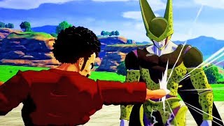 NEW Dragon Ball Z Kakarot  Mr Satan VS Cell Cutscene Gameplay [upl. by Legra]