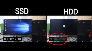 SSD vs HDD Windows 10 [upl. by Prue904]