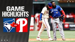 Blue Jays vs Phillies Game Highlights 5824  MLB Highlights [upl. by Forbes]