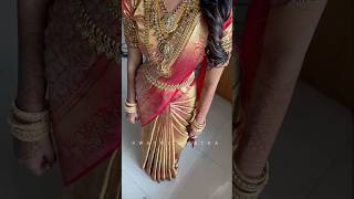 Mermaid saree draping for our bride [upl. by Vaughn806]