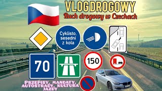 Ruch drogowy w Czechach Przepisy mandaty i kary autostrady kultura jazdy VLOG DROGOWY [upl. by Halehs]