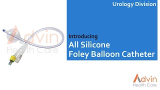 All Silicone Foley Balloon Catheter [upl. by Barstow511]