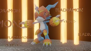 Baby Fladramon Flamedramon Evolution [upl. by Ori]