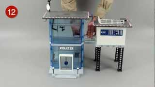 Playmobil® Polizei Kommandostation 5176  Zusammenbau AufBauAnleitung  Assembling Instruction [upl. by Ahsikahs]