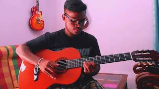 Man ithaliye thani una Guitar Cover BY ERANGA DILSHAN [upl. by Arral]