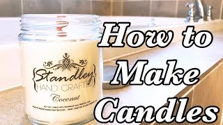 How to make scented candles  Candle making basics 101 [upl. by Uziel393]