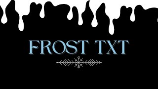 TXTFROST   COVER TEASER [upl. by Birmingham242]