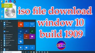 Window 10 1909 iso file download Gamer Series amp Tech [upl. by Zetana]