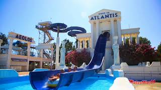 WaterWorld Themed Waterpark Ayia Napa Cyprus [upl. by Sergent]