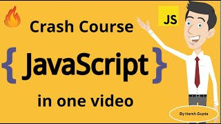 Javascript Crash Course in Hindi 2021  Harsh Gupta [upl. by Simonette]