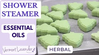 DIY Herbal Shower Steamers  Summer essential oils for the shower  Recipe [upl. by Tyrone168]