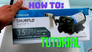 How To Replace a Saltwater Washdown Pump On Your Boat  tutorial blaster pentair [upl. by Reizarf]