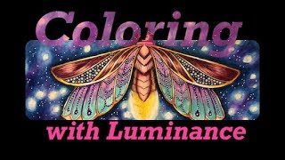 Coloring with Luminance  Ivy amp Inky  Firefly coloring tutorial [upl. by Leuqram91]