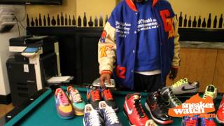 DJ Clark Kent Breaks Down Some Of His Prized Sneakers [upl. by Ennalorac]