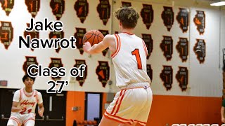 Jake Nawrot Class of 27’ SophomoreJV Highlights [upl. by Ahseenal]