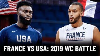 USA vs France 2019 FIBA World Cup  Basketball Highlights [upl. by Ynehteb344]