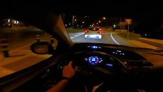 Honda Civic Type S 18 140cv IVTEC Night Driving  POV Drive [upl. by Kcinomod]