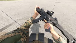 CZ Scorpion EVO 3 Effects  Arma Reforger [upl. by Aehsel]