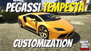 Pegassi Tempesta Customization  GTA Online [upl. by Sallad]