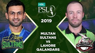 Match 10 Full Match Highlights Multan Sultans Vs Lahore Qalandars  HBL PSL 4  HBL PSL 2019  MA2 [upl. by Nilreb]