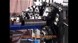 ROLLING SHUTTER SPRING COILING MACHINE RDSM20 [upl. by Grati]