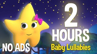 NO ADS  Twinkle Twinkle Little Star  Calming Sensory Animation  Baby Songs – Fall Asleep 🌙✨ [upl. by Icaj935]