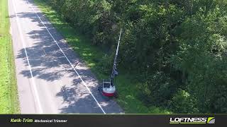 Loftness Kwik Trim Clears Way For 60 Foot Grain Bin [upl. by Rafat]