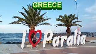 2022Június Greece  A quotsokszínűquot Paralia Katerini videóban [upl. by Ciredec]