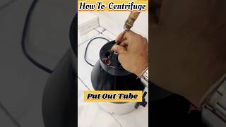 How To Centrifuge Blood  Serum Separate Kaise Kare  youtubeshorts shorts dmlt bmlt viral [upl. by Nayd659]