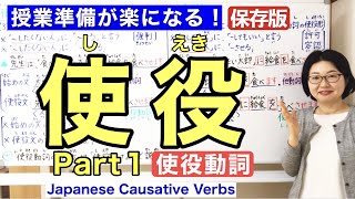 使役Part 1 使役動詞動詞の使役形【日本語教師 日本語教育 授業 教え方】使役文 使役動詞動詞の使役形がある文 Causative Verb Formみんなの日本語48課169 [upl. by Sherer]