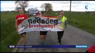 1800km entre Quimper et Plouguerneau pour la Redadeg 2018 [upl. by Bernardi]