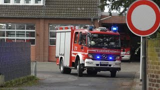 Brand2 Brennt Treppenhaus Einsatzfahrten der FF Nettetal Löschzug Breyell [upl. by Anahtor]