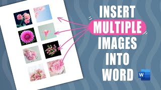 Insert multiple images into a word document [upl. by Butch135]