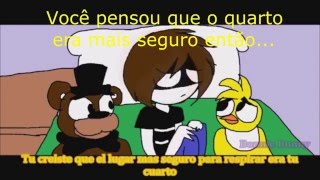 Fnaf 4 song Quebre minha mente Animação de Bonnie Bunny [upl. by Zeiler558]