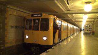 U Bahn Berlin Bahnhof Hohenzollernplatz U3 HD [upl. by Nasaj]