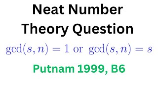 Putnam 1999 B6 A Neat Number Theory Question with a Clever Solution [upl. by Yrtnahc394]