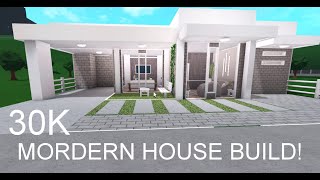 BLOXBURG30K MODERN FAMILY HOUSE BUILD NOGAMEPASS [upl. by Enyrhtak851]