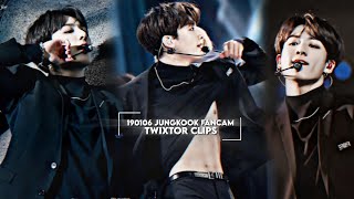 190106 Jungkook fancam twixtor clips for edits [upl. by Maida]