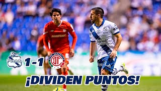 PUEBLA Y TOLUCA DIVIDEN PUNTOS LIGA MX CLAUSURA 2024 JORNADA 3  EN ZONA FUT [upl. by Atinob]