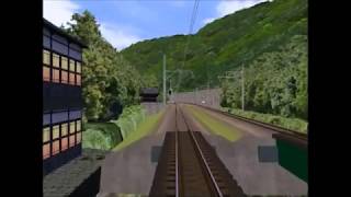 RailSim 前面展望4倍速 宮都本線下り パート2 [upl. by Amerak]