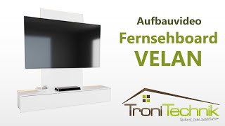 Aufbauvideo Fernsehboard  TV Lowboard VELAN [upl. by Dnyletak]